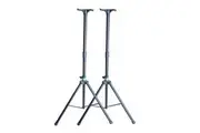 Heavy Duty Speaker Stands Pair Top Hat Mounting Bracket 2m Height SP19B