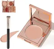 Colored Clay Undereye Corrector - CC Cream Foundation, Hydrating Concealer for Women (D)