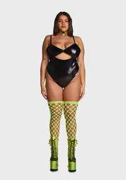 [Club Exx] Plus Alien Encounter Sequin Bodysuit