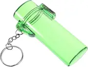 [FOMIYES] Elegant Travel Lighter Case Compact Cigarette Organizer Keychain Lighter Sleeve Portable Supply Holder Stylish Accessory