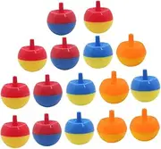KOMBIUDA 50pcs Hand-Turned Top Fidget Tops Slug Gyro Sensory Spinning Top Novelty Gyro for PVC Random Color