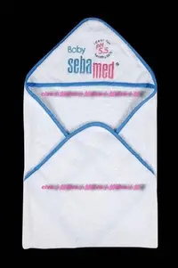 在飛比找Yahoo!奇摩拍賣優惠-(全新)施巴 Sebamed 嬰兒兒童包巾/毛巾布材質 可當