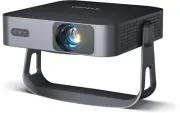 360°Adjustable Stand & Auto Focus/Keystone Mini Projector 4K with Netflix Offici