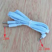 2.5mm Head Replacement Electrode Lead Wires For Tens/Ems Device 2 X 2mm Pins