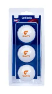 Greater Western Giants AFL Team Optima Golf Balls 3 Pack Holiday Gifts