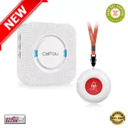 CallToU Caregiver Pager Wireless Call Button Nurse Alert System 500+ Feet Range