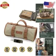 Chic Bartender Bag with Shoulder Strap - Travel-Friendly Cocktail Tool Carrier