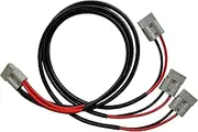 50A Anderson Plug Y Adaptor. Custom config. (3 OUTPUTs, 6mm^2 Wire, 1m)