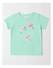 [Milkshake] Ice Cream Sequin T-Shirt in Light Pink