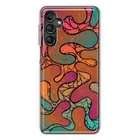Mundaze Case for Samsung Galaxy A15 Retro Abstract Liquid Pattern