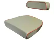 Gray Seat Cushion & Back Rest for David Brown & Massey Ferguson Tractors