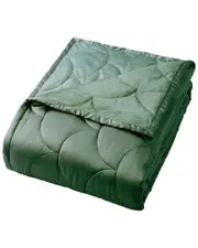Nikki Chu Brushed Velvet Reversible Down-Alternative Blanket