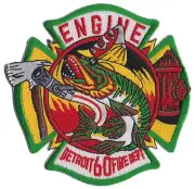 Detroit Engine 60 Trout Muskie Maltese NEW Fire Patch