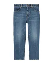 logo-patch jeans 4Y blue