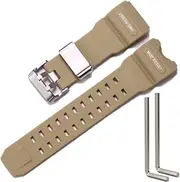 [XBHSW] Resin Strap Compatible with Casio GWG-1000 mudmaster Men's Watch Replacement Band Waterproof Rubber Bracelet