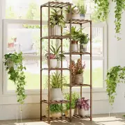 Bamworld Plant Stand Indoor Tall Plant Shelf Outdoor Corner Plants Table Wood...
