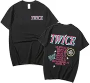 [YJYP] Kpop Twice Shirts 5th Word Tour Shirt Tzuyu Momo Sana Nayeon Tee