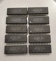 10X SHARP LH5164H-10 / LH5164H10 2Kx8 Static Ram 100% Working Pulls Lot of 10