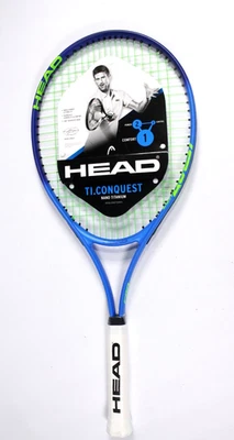 Head TI Conquest Nano Titanium Tennis Racquet 4 3/8 108" Oversized Head