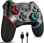 [2025 Upgraded] CuleedTec Wireless Switch Controller, Switch Pro Controller Remote Gamepad Compatible with Nintendo Switch/Switch 2, with Hall Effect Joystick, 6-Axis Gyro, Dual Motors & Turbo (No Wake-Up on Switch 2)