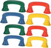 CIYODO Language Skills Enhancer 8pcs Plastic Kids Handset Toy Simulation Phone for Pretend Play and Social Skills
