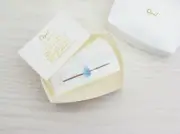 Band-Aid series of rings printed with illustrations of birthstones "Opal"