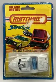 1977 Matchbox Lesney Superfast Police Launch #52