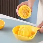Yellow Lemon Squeezer Plastic Lemon Presser Manual Lemon Juicer Tangerine