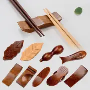 Chopstick Holder Vintage Wooden Chopstick Stand Rest Decorative Rack Tableware
