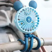 在飛比找ETMall東森購物網優惠-Portable Baby Stroller Fan USB