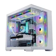 Aftershock Zeal White Gaming Desktop PC (Ryzen 7 7800X3D) [RTX 4070Ti]