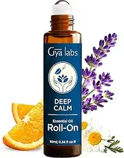 Gya Labs Deep Calm Essential Oil Roll on - Relaxing Gifts for Women, Self Care Calming Oil Blends with Chamomile, Lavender, Natural Aromatherapy, Ideal Stocking Stuffer (10ml)