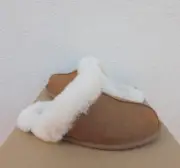 UGG SCUFFETTE II REGENERATE CHESTNUT SHEEPSKIN SLIPPERS, WOMEN US 7/ EUR 38 ~NIB