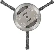 [Vordpe] Grass Trimmer Milling Head, Professional Weed Brush for Electric Brush Cutter, Steel Wire Brush Cutter Head, Weed Wire Brush for Garden, Steel Wire Brush Cutter (3 Heads)