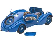 1938 Bugatti Type 57SC Atlantic Blue 1/43 Diecast Model Car by Autoart