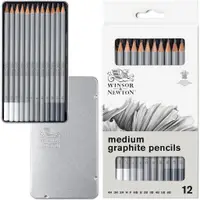 在飛比找蝦皮購物優惠-Winsor & Newton 中號石墨鉛筆 12 支鉛筆便