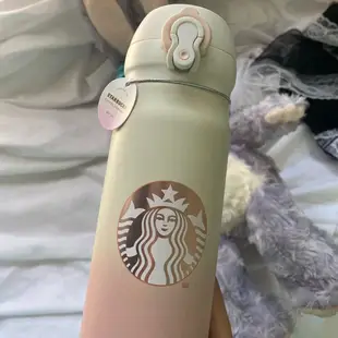 STARBUCKS 星巴克漸變色保溫瓶彈跳蓋 500ML 商品