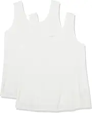 [Amazon Essentials] Women's Tank Top (Available in Plus Size), Pack of 2, White, 3X