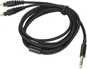3.5mm A2DC Jack Earphones Cable, 3.9ft OFC Copper Replacement Earphone Wire, for ATH MSR7b ATH SR9 ATH ESW990H ATH ES770H ATH ADX5000, for ATH AP2000Ti
