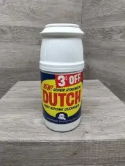 Vtg 1960s New Sealed Super Strength Dutch Cleanser Soap Powder Stage TV Prop