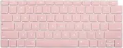 MOSISO Keyboard Cover Compatible with MacBook Air 13 inch 2019 2018 Release A1932 Retina Display with Touch ID, Protective Silicone Skin, Rose Quartz