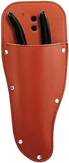 Scissor Holster | Gardening Scissors Case | PU Leather Pruner Sheath With Lock Button | Scissor Belt Holster | Protective Leather Case For Pruning Shears, Scissors Tool Holsters For Women Men