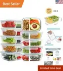 Durable 2-Compartment Glass Lunch Containers - Dishwasher & Microwave Safe