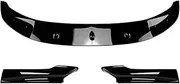 OFAFGNQB Front Bumper Lip Body Kit Spoiler Diffuser Bumper Protection Guard Compatible for BMW 5 Series F10 F11 M Sport 2011-2017(Gloss Black)