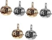 [SMASOLO] 3sets Halloween Pumpkin Shape Pendant Essential Oil Lamp Unique Design for Parties 2pcs*3