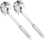MAGICLULU Elegant Stainless Steel Spaghetti Spoon Multifunctional Noodle Spoon Utensil Perfect for Cooking and Serving