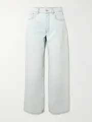 [Anine Bing] Anine Bing - Manon High-rise Wide-leg Jeans - Light denim - 27 27 Blue
