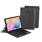 Backlit Keyboard Case for Galaxy Keyboard with Tab S6 Lite 10.4" Black Gray