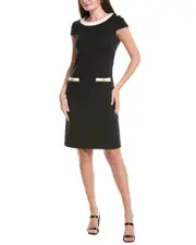 St. John Wool-Blend Shift Dress