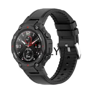 適用於小米 amazfit t-rex 配件的新型 amazfit t-rex t rex pro 手錶錶帶智能皮革錶帶 七佳錶帶配件599免運